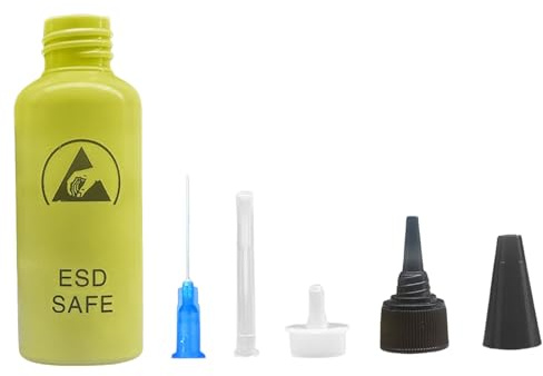 Flacon de solvant 65 ml avec aiguille distributeur pour le chargement de colles adhésifs liquides à souder colophane Repai solvant antistatique