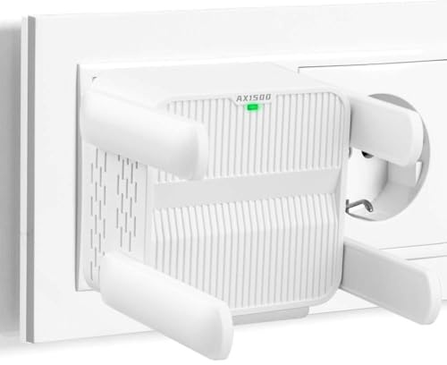 Flintronic 2025 Newest WiFi Extender, WiFi Booster, WiFi Repeater, 4 Antennas Covers Up to 2000 Sq.ft, Home Wireless Signal Booster, Internet Booster - with Ethernet Port, Quick Setup, UK Plug