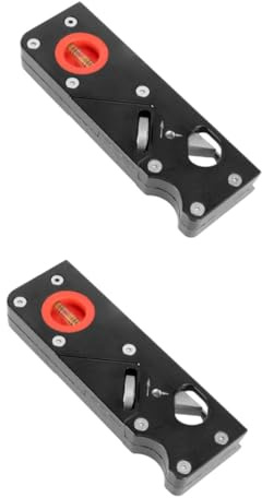 DIYEAH 2 Pezzi Pialla Manuale per Legno con Tagliente Affilato e Resistente Utensile Compatto per Rifilatura e Smussatura Precisa di Bordi per Impiallacciatura e Lavori Falegnameria