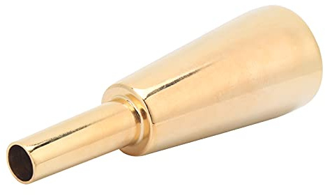 Jeffergarden Trompetenmundstück, Robustes Kegelmetall, Satter Klang und Lautstärke, Geeignet für Blechbläser und Interpreten (GOLD)