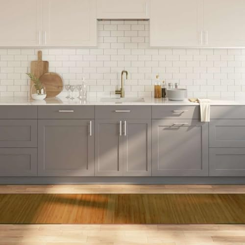 Sophrelle Alfombra Rectangular de Bambú Marrón 70x400 cm | Natural Antideslizante para Salón Pasillo Cocina | Duradera Fácil de Limpiar Decoración Hogar