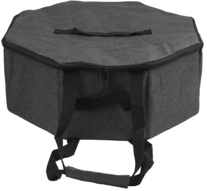 Hoppipola Caja grande plegable para sombreros de viaje, funda de almacenamiento a prueba de polvo con tapa de cartón, asas de transporte y correa para sombreros de vaquero, organización de armario, 43