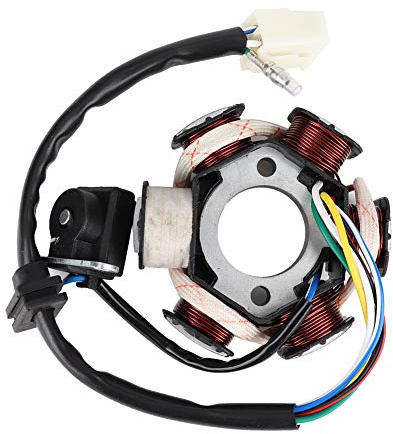 Magneto Stator Lichtmaschine für ATV Go Kart, ABS Material, 83 mm Durchmesser, 6 Spulen, 5 Draht, für 50ccm-125ccm