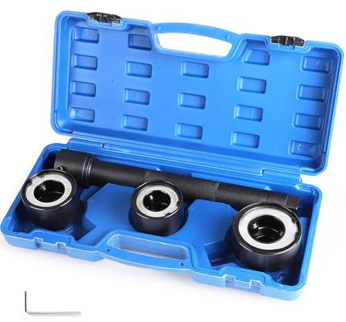 DBREAKS 4 TLG Spurstangengelenk Werkzeug 30-35/35-40/40-45mm, für PKW/SUV | Axialgelenk Spezialschlüssel Satz, Axialgelenk Werkzeug, Spurstangenwerkzeug Set, Spurstangen Schlüssel Abzieher