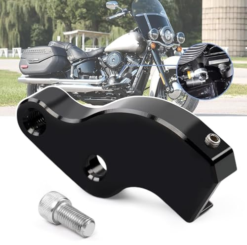 CaBYbigG EZ Shift Neutral Gear Assist Bracket for Harley M8 2018-2025 Touring 2018-2025 Softail Breakout Motorcycle Black