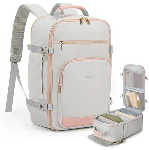 ETRONIK Ryanair Cabin Bags 40x30x20 Underseat, Travel Bag Backpack Cabin Size with Wet Pocket, Carry-ons Hand Luggage Bag, Backpack for Travelling Carry On Bag for Wizz Air, Easyjet, Grey