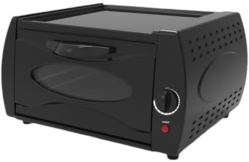 Elektrischer Mini-Pizzaofen mit Überhitzungsschutz und präziser Temperaturregelung für sicheres Kochen im Innenbereich