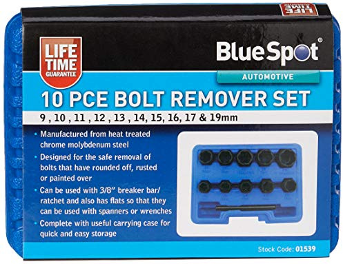 Blue Spot Tools Bolzenentferner, Schwarz, 01539/1539, 10 Stück