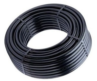 Suinga Tuyau en polyéthylène 25 mm | Tubo agricole 25 mm 4 bar 100 mètres | Tuyau d'irrigation, noir