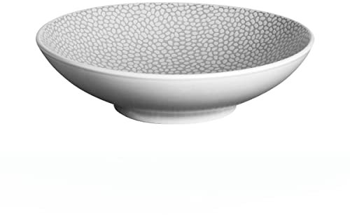 Stone Gris clair - Coffret 6 assiettes salade et pâtes