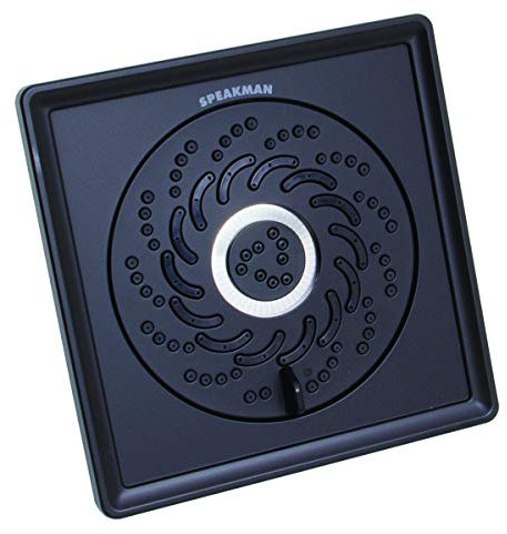 Speakman Pomme de douche fixe haute pression Rainier Exhilaration 1,5 GPM noir mat S-5002-MB-E15