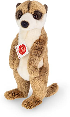 Teddy Hermann 92655 Erdmännchen stehend 29 cm, Kuscheltier mit idealem Recyclinganteil (Füllmaterial)