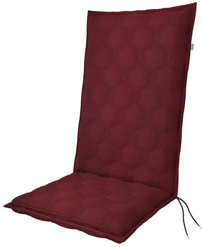 Doppler / Hochlehner Fusion/Gartenstuhlauflage/Hochlehner/Bordeaux/ca. 119 x 48 x 7 cm