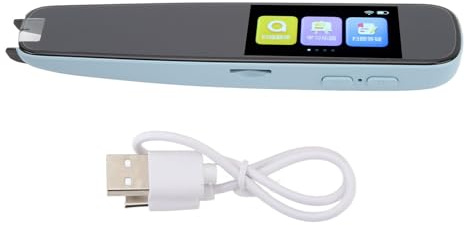 Språköversättare, WiFi-översättning Penna Scanner Pekskärm Trådlös Skanningsläsare Pen Ordbok Mobilskanner Översättare Scanning Penna Text Flerspråkig översättning (Blå)