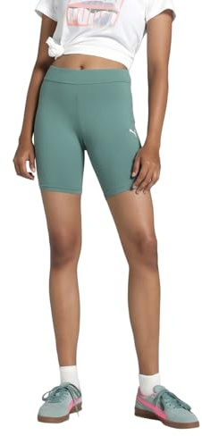 PUMA ESS Short Leggings 7”, pantalones deportivos mujer Mujer, Green Moon,