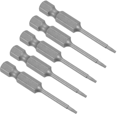 CoCud Punta Cacciavite Torx Magnetiche T6 Lunghezza 50mm 1/4 Attacco Esagonale Acciaio S2 Stella 6 Punti Trapano Avvitatore Antimanomissione - (Applicazioni: per Riparazioni Auto) 5pz