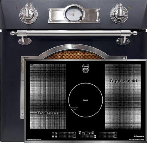 Kaiser Empire EH 6355 Em Sil - Horno eléctrico empotrable (60 cm, 67 L, placa de inducción KCT 777 FI, 77 cm)