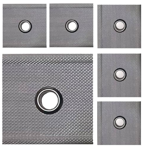 GisWell 6 Stück Kederöse für Kederschiene 5/6mm - 7/8mm, Kederhaken, Kederschiene Haken, Kederschiene Zubehör für Kederschiene, Robustes Zubehör für Wohnmobil und Markisen