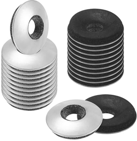 M METERXITY 50 Unidades De Arandelas De Goma De Sellado EPDM Con Acero Inoxidable 304#10 x 9/16OD Arandelas De Neopreno Para Pernos/Tornillos/Maquinaria/Barcos/Techos