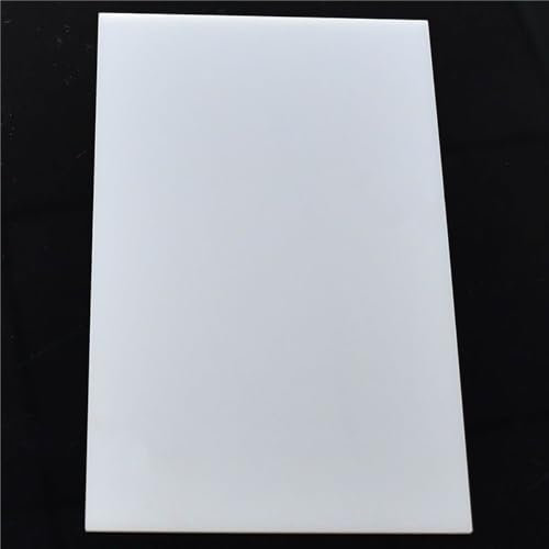 Acrylplatte* Polycarbonat-Kunststoffplatten, weiße Polypropylenplatte, PP-Kunststoffplattenplatte for Heimwerker, Dicke 3mm, 8mm, 10mm, Stanzkissen in Lebensmittelqualität, 1Stk. (10x200x200mm)