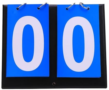 YYLUOYANG Anzeigetafel Digit Score Keeper Faltbare Schiedsrichter Coach Anzeigetafel Sport Wettbewerb Anzeigetafel for Tischtennis Basketball Badminton Scoreboard(Two Digits)