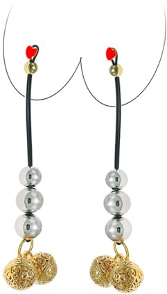 Kutocesy Pinzas Ajustables Para Pezones Y Anillo Para El Pene Con Campanas Estimuladores De Pechos Juguetes BDSM Adultos Para Hombres Y Mujeres