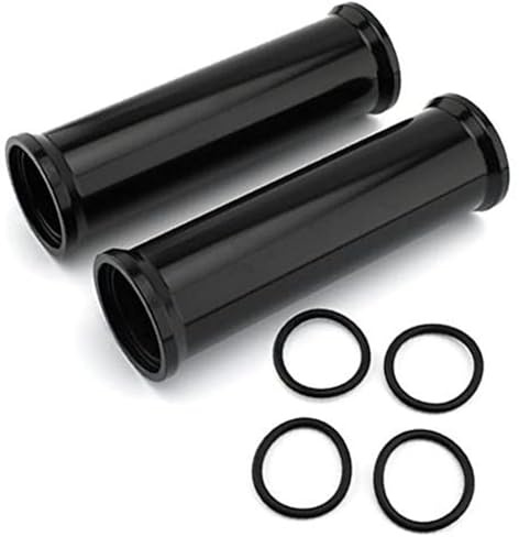 Pizgear CNC anteriore, copertura forcella ammortizzatore superiore moto, soffietti forcella, for Harley, XL883 1200 2000-2021#B Tappo forcella moto(BLACK#B)
