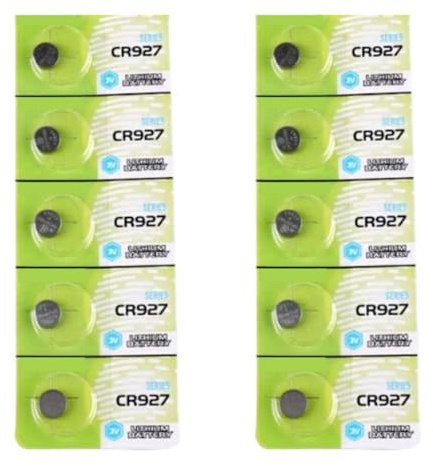 XuQiZZpp Lot de 10/5 piles bouton au lithium CR927 3 V pour télécommandes de jouets avec alimentation longue durée CR927