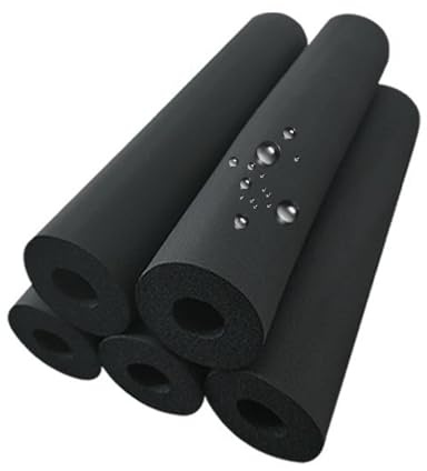 Black Pipe Insulation 15/20/30mm Thick Wall, Acoustic Pipe Insulation Foam Tube, Insulated Tube Cover for Outdoor Winter Freeze Protection Hot Cold Water Tubing(ID 34mm x T 30mm)