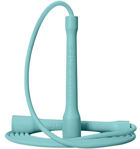 Springseil Verstellbares für Fitness, 6mm*3m PVC Speed Rope Verstellbar, ABS Rutschfester Griff, Springseil Erwachsene Fitness für DamenHerren und Kinder, 3M Leichtes