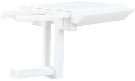 Portavasos de escritorio debajo del escritorio, soporte plegable para botella de agua y colgador de auriculares ABS con adhesivo de doble cara para oficina en casa