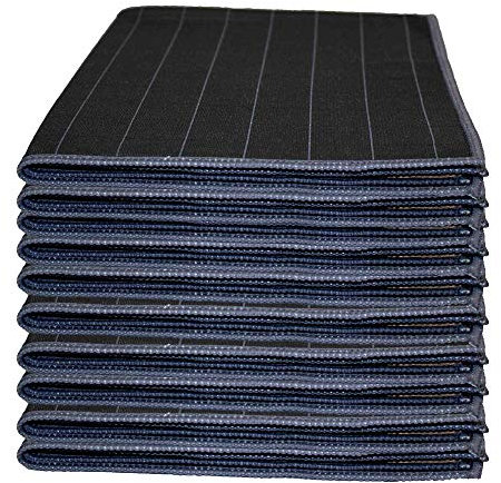 Muxel Carbon Tuch 10 Stück Glaspoliertuch Streifenfrei Fenstertuch Mikrofasertuch