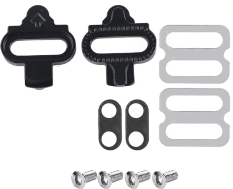 Mountainbike Pedalplatte Set, selbsthemmende Pedal Cleat für, kompatibel mit PD-M520, M540, M324, M545, M424, M647, M959, Mountainbike Accessoires für Outdoor und Alltag