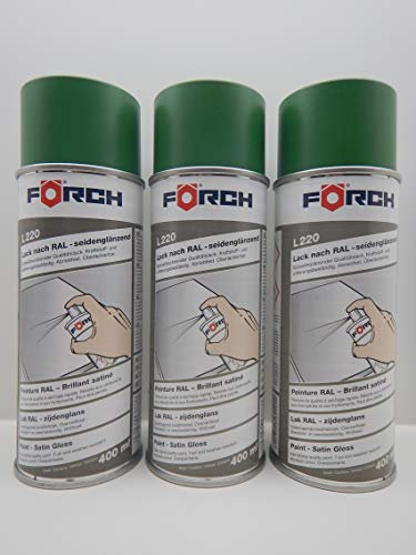 FORCH SMARAGDGRÜN GRÜN RAL 6001 Lack LACKSPRAY Spray SPRAYDOSE SEIDENGLÄNZEND (3)