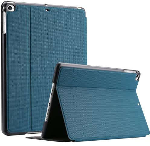 ProCase Buchdeckel Hülle für iPad 9.7 Zoll 6. Generation 2018/5. Generation 2017 / iPad Air 2 / iPad Air 1, Schutzhülle Case Smart Cover für iPad 6 / iPad 5 -Teal