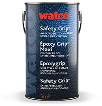 Watco Epoxygrip (Grau), 2-komponentige Anti-Rutsch-Beschichtung aus Epoxidharz