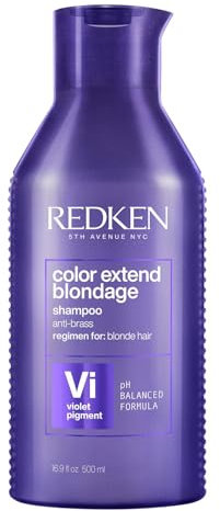 Redken Spülung für blondes und blondiertes Haar ohne Gelbstich, Color Extend Blondage Conditioner, 1 x 500 ml
