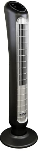 Sealey Ventilador de torre oscilante silencioso de alto rendimiento de 43 pulgadas STF43Q, color plateado