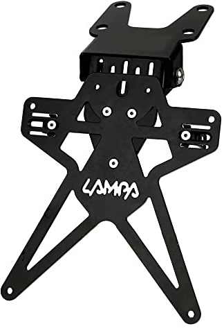 Lampa 91641 Aero-X Evo 1 Motorrad-Kennzeichenhalter für italienische Kennzeichen mit verstellbarer Höhe und Neigung