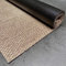 STORESDECO Alfombra vinílica de Tejido Trenzado Premium de Alta Gama Lavable Antideslizante Alfombras vinílicas Resistentes para Salon Cocina habitacion baño Pasillo Exterior Color Beige 60x90 cm