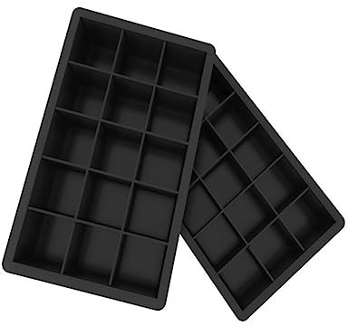 ABOOFAN Whisky-Eisbereiter Küchenzubehör Eisform Eiswürfelschale Eismaschine Süßigkeiten Eiswürfelformen aus Silikon Formen für Eiswürfel Kühlschrank Schimmel Pudding Tablett Schokolade