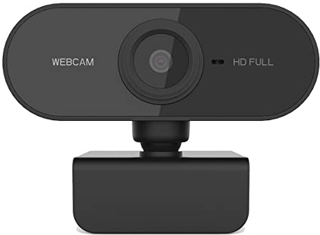 iFutniew Videocamera con microfono HD Webcam USB Camera per PC Laptop, Zoom, Skype, Facetime, Windows, Linux