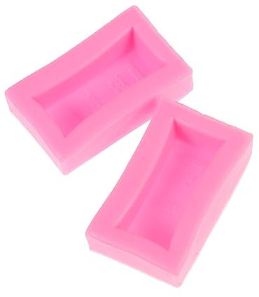 Alipis 2pcs Silicone Chocolate Mould for Creative Candy and Fondant Making Food-Grade Baking Mold for Cake Decorations Versatile and Easy to Clean for