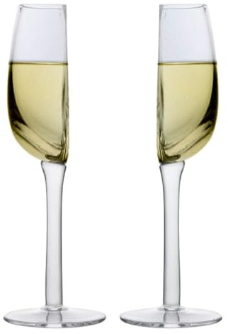 Mezzo Bicchiere da Vino | 2 Pezzi Semi Circolari per Vino Rosso | Novità Tagliati a Metà | Creativi in Trasparente