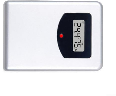 ZYWUOY Effiziente Wetterstation Funk Thermo Hygrometer Sensor 433MHz Digital für den täglichen Gebrauch