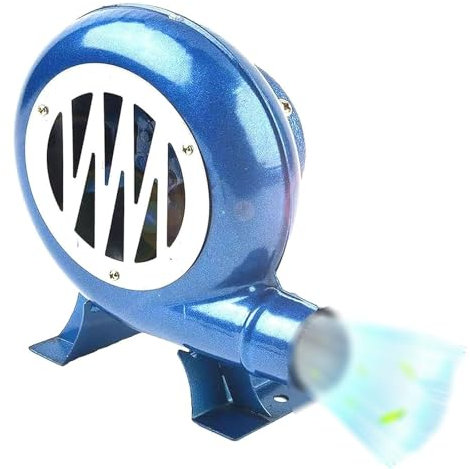 Ventilateur manuel à manivelle pour barbecue - Briquet à charbon - En métal - Portable et durable - Taille : 350 W - Couleur : noir