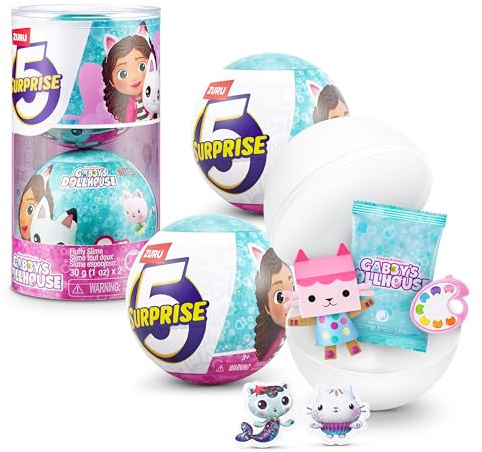 5 Surprise Gabby's Dollhouse by ZURU, Surprise Unboxing Collectible, Mystery Toys for Kids (2 Capsule)