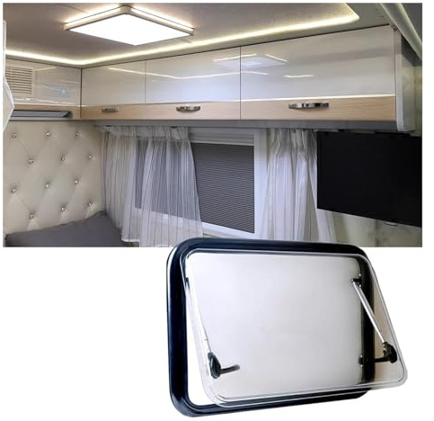RV Side Windows, 70° Opening Angle Universal Motorhome Window With Sunshade And Screen Window For Trailers, Camper Vans(800x300mm)