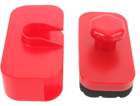 FUNOMOCYA Esponja Aplicadora para Cera de Coche con Mango Almohadilla de Pulido y Abrillantado Manual Esponja Flexible para Detallado y Aplicación de Glaseado Curvas y Espacios Reducidos