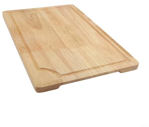 Set di taglieri da cucina in rovere con tre misure per carne, frutta, verdura e preparazione formaggio (grande)